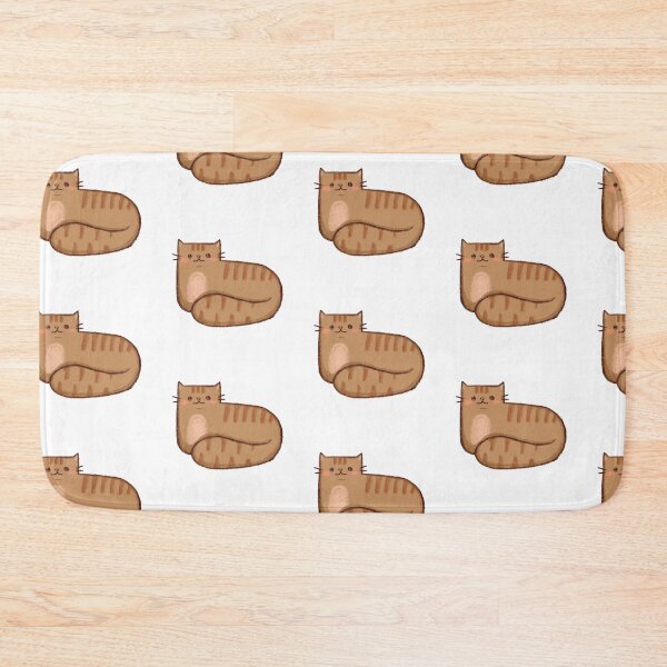 Item preview, Biscuit the Cat - Brown Flulffy Cat Illustration  designed and sold by Anna’s D3signs.