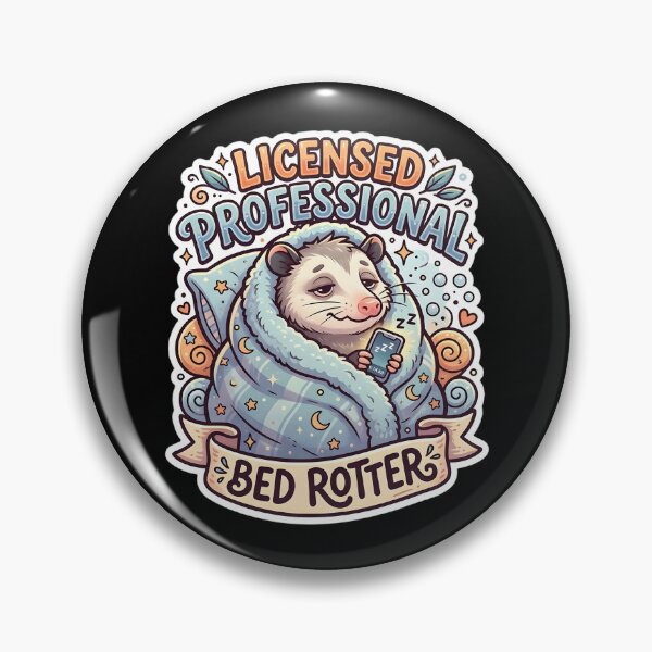 Item preview, Licensed Professional Bed Rotator – Cozy Opossum Bed Meme Design designed and sold by Fuechse.