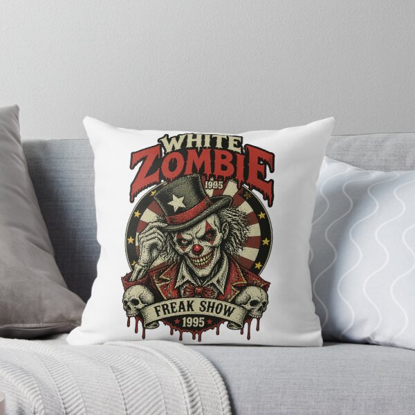 Item preview, White Zombie Freak Show Horror Graphic Design designed and sold by TheDeadline.