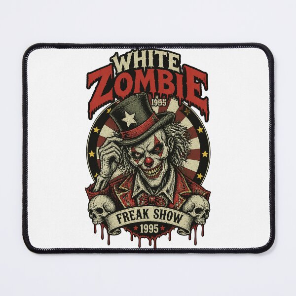 Item preview, White Zombie Freak Show Horror Graphic Design designed and sold by TheDeadline.