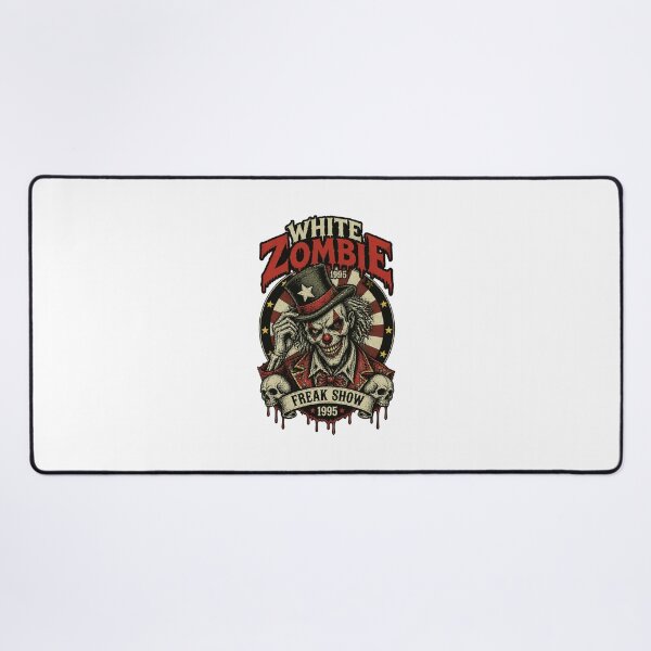 Item preview, White Zombie Freak Show Horror Graphic Design designed and sold by TheDeadline.