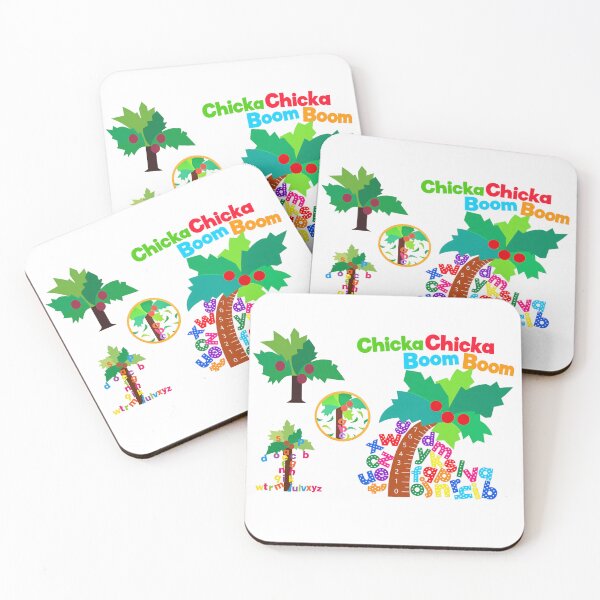 Item preview, Chicka Chicka Boom Boom Alphabet Tree Collage designed and sold by ROBOTFACE.