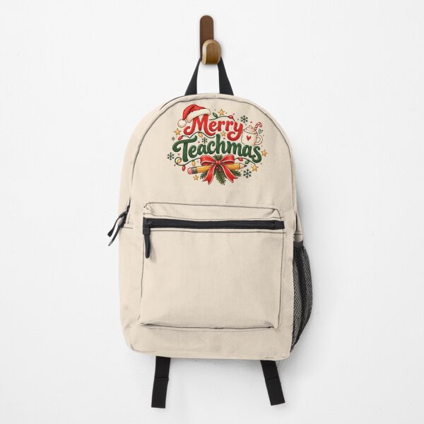 Item preview, Merry Teachmas – Cute Retro Christmas Teacher Gift designed and sold by 1DreamerShop.