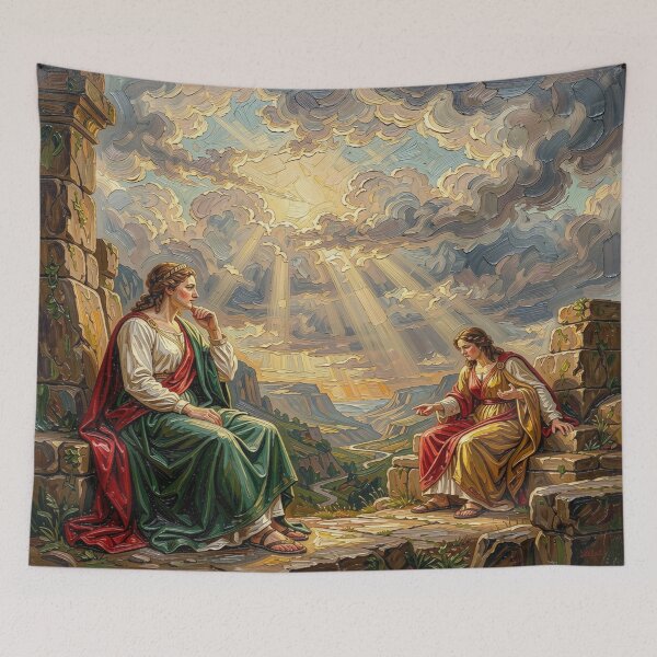 Item preview, Impasto Valley of Light Wisdom designed and sold by FotoworldEdel.
