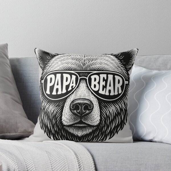 Item preview, Vintage Papa Bear Sunglasses - Cool Dad Gift designed and sold by AilinsDesigns.