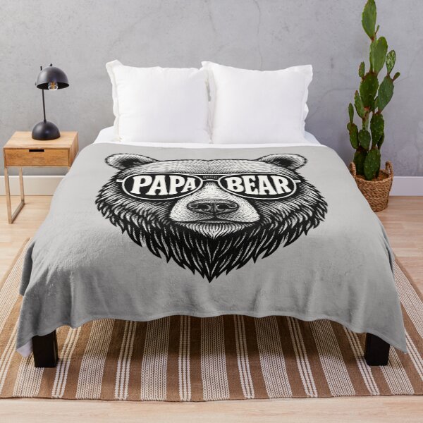 Item preview, Vintage Papa Bear Sunglasses - Cool Dad Gift designed and sold by AilinsDesigns.