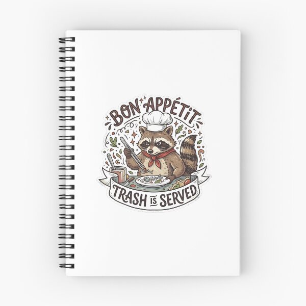 Item preview, Bon Appetit Trash Is Served – Chef Raccoon Funny Gourmet Meme Design designed and sold by Fuechse.