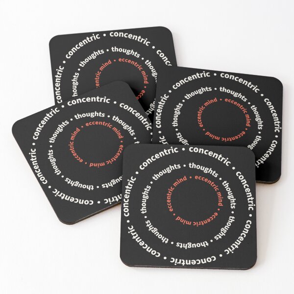 Item preview, Concentric Thoughts Eccentric Mind Minimalist Shirt designed and sold by ink & Kern.