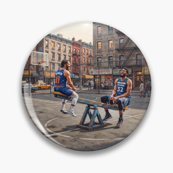 Item preview, Jalen Brunson Karl-Anthony Towns American Realism designed and sold by Home Decor Art.
