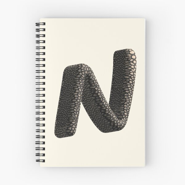 Item preview, 3D mesh monogram letter N abstract carbon texture designed and sold by NB-Artmagic.