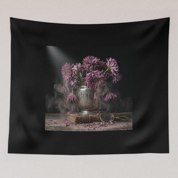 Item preview, Melancholy & Dust – Dark Academia Botanical Still Life designed and sold by vibeartstudio99.