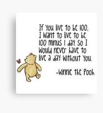Winnie the Pooh Canvas Print