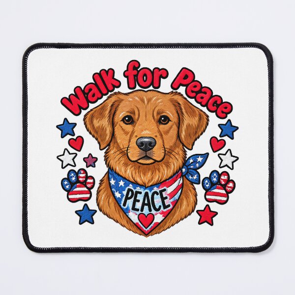 Item preview, Walk For Peace Peace Love Hope Peaceful Dog Walk designed and sold by ArtDesignTp.