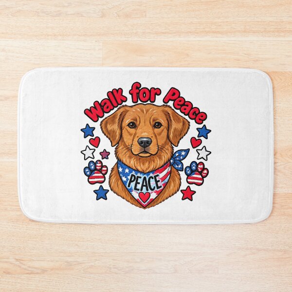 Item preview, Walk For Peace Peace Love Hope Peaceful Dog Walk designed and sold by ArtDesignTp.