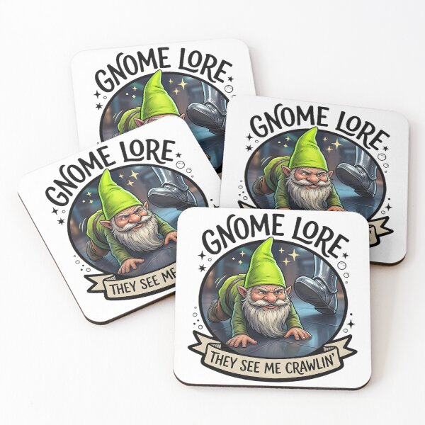 Item preview, Gnome Lore They See Me Crawlin – Crawling Gnome Meme Garden Gnome Design designed and sold by Fuechse.