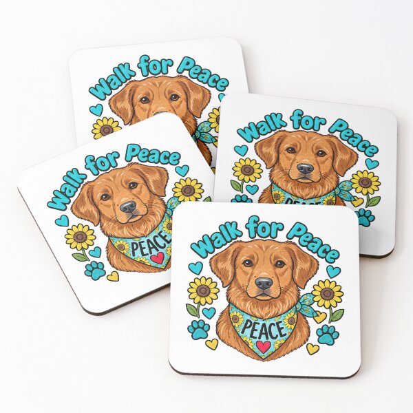 Item preview, Walk For Peace World Peace Love Hope Dog Walking designed and sold by ArtDesignTp.