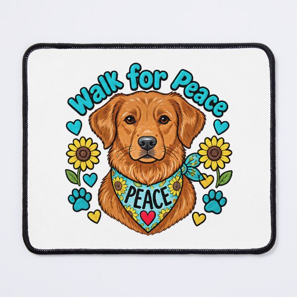 Item preview, Walk For Peace World Peace Love Hope Dog Walking designed and sold by ArtDesignTp.