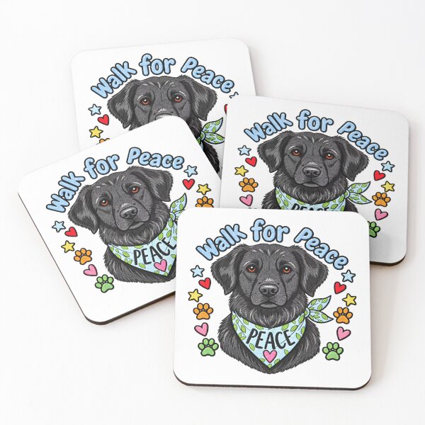 Item preview, Walk For Peace Peaceful Dog Walk World Peace Quote designed and sold by ArtDesignTp.