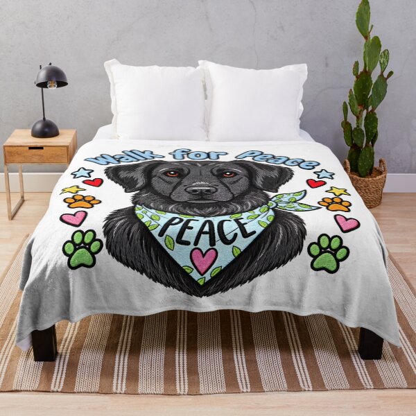 Item preview, Walk For Peace Peaceful Dog Walk World Peace Quote designed and sold by ArtDesignTp.