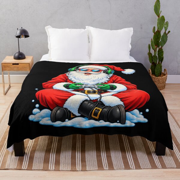 Item preview, Merry Santa Claus Christmas Video Gamepad Snow Drift Art designed and sold by adiencarteras.
