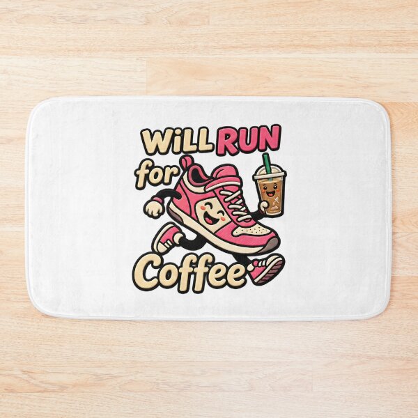 Item preview, Will Run For Coffee Funny Runner Iced Coffee Lover designed and sold by ArtDesignTp.