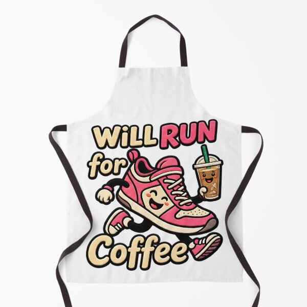 Item preview, Will Run For Coffee Funny Runner Iced Coffee Lover designed and sold by ArtDesignTp.