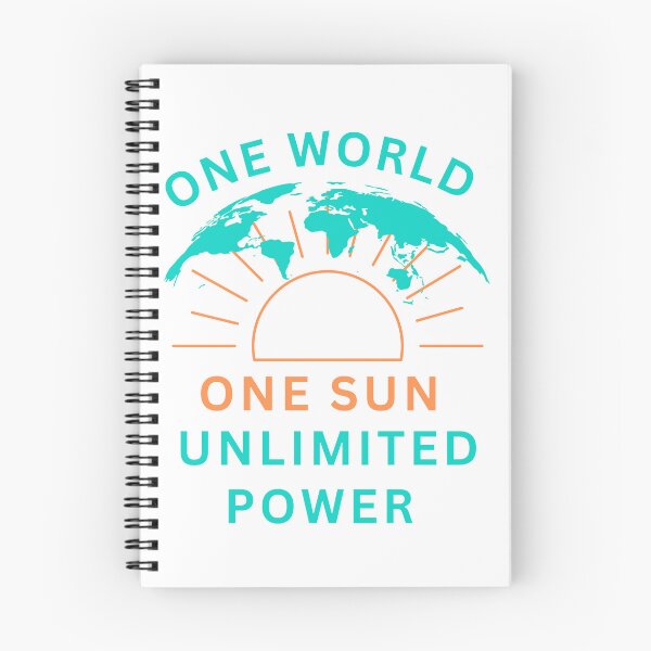 Item preview, One World, One Sun, Unlimited Powered designed and sold by FiberatWorkTechs.