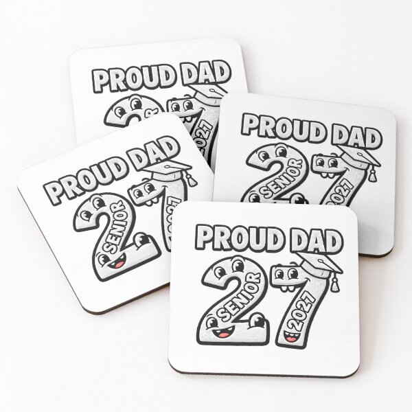 Item preview, Proud Dad of A 2027 Senior Graduation Class Pride designed and sold by ArtDesignTp.