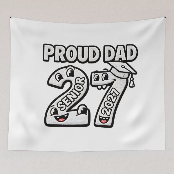 Item preview, Proud Dad of A 2027 Senior Graduation Class Pride designed and sold by ArtDesignTp.
