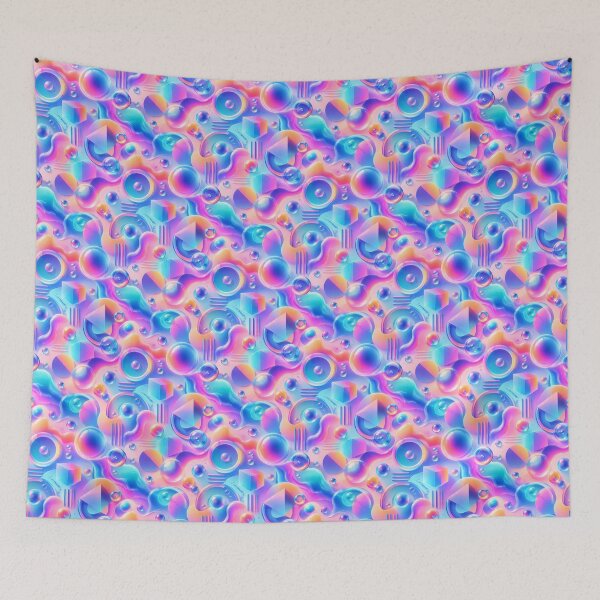 Item preview, Neon Geometry Plasma Flow designed and sold by AnimalAirtistry.