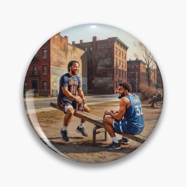 Item preview, Jalen Brunson Karl-Anthony Towns American Realism Art designed and sold by Home Decor Art.