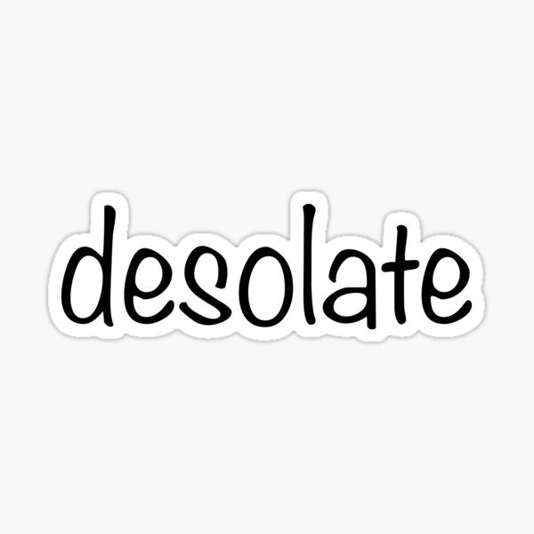 Item preview, desolate designed and sold by meursaultdesign.