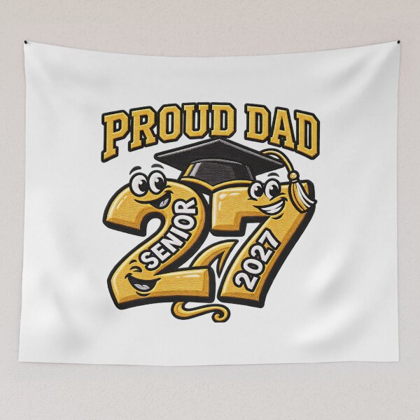 Item preview, Proud Dad of A 2027 Senior Graduation Father designed and sold by ArtDesignTp.