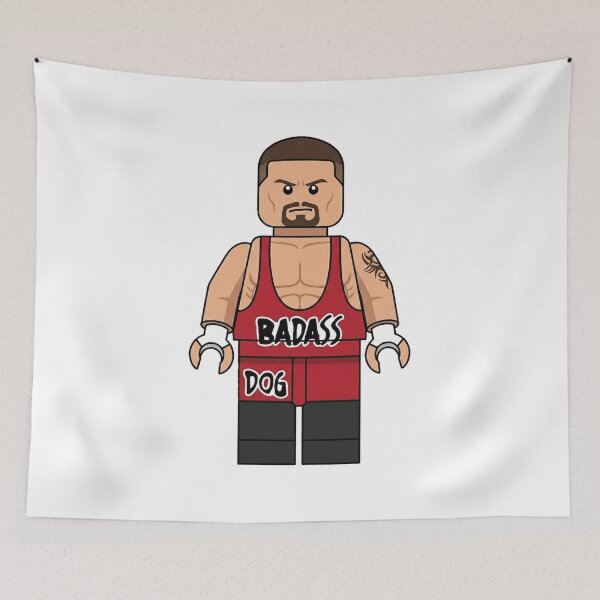 Item preview, Bron Breakker Badass Dog Minifig designed and sold by Bad-Decisions-Designs.