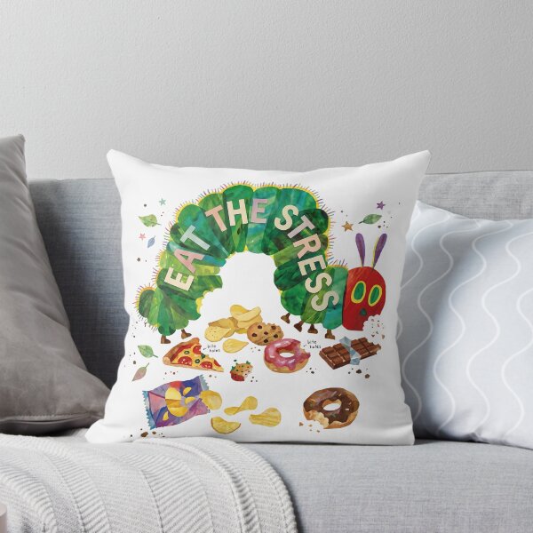 Item preview, Eat The Stress Hungry Caterpillar Meme designed and sold by LexaArtworks.