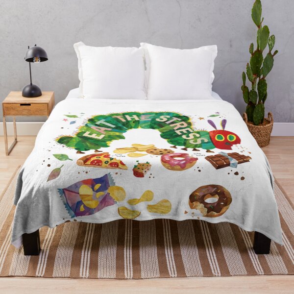 Item preview, Eat The Stress Hungry Caterpillar Meme designed and sold by LexaArtworks.