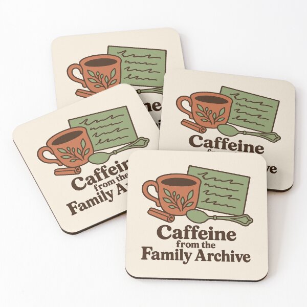 Item preview, Caffeine from the Family Archive - Dark Academia & Archivist Gift designed and sold by MavtM.