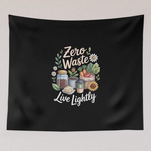 Item preview, Zero Waste Live Lightly designed and sold by jkrphoto.