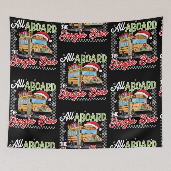 Item preview, All Aboard The Jingle Bus Christmas Holiday designed and sold by RDGNR.
