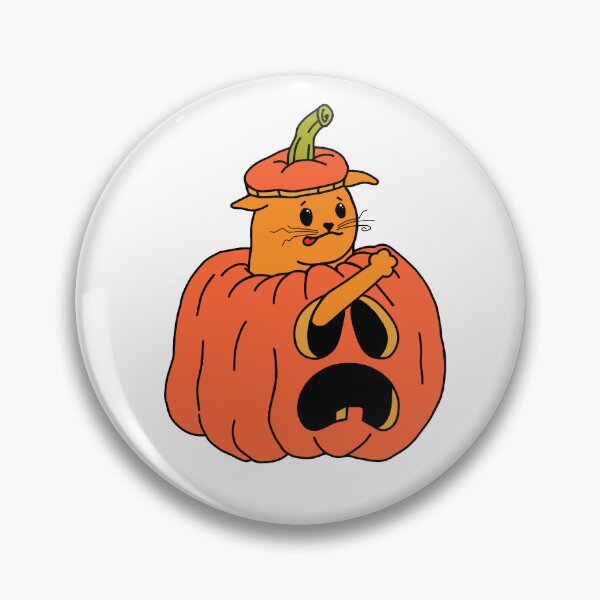 Item preview, Sad Timmy's Cat Named Ginger in Pumpkin designed and sold by SadTimmy.