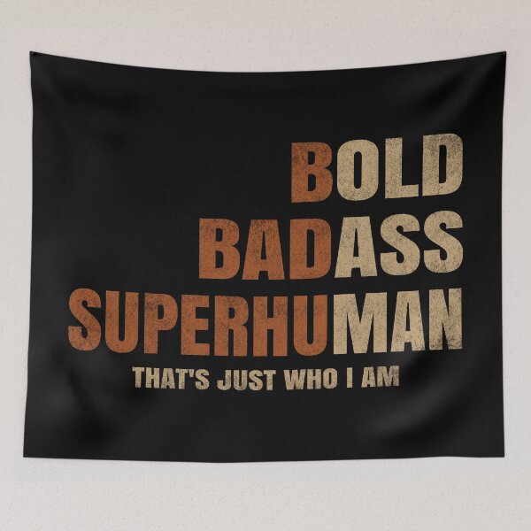 Item preview, Bold Badass Superhuman. designed and sold by EunsooLee.