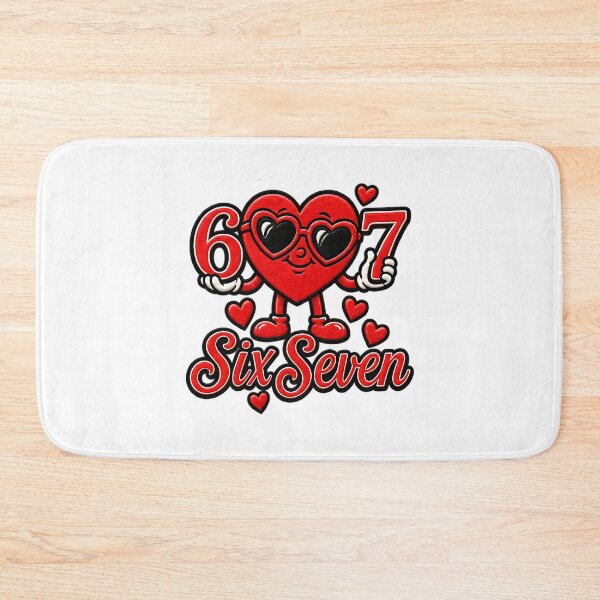 Item preview, Funny Six Seven Valentine 67 Viral Meme Humor designed and sold by ArtDesignTp.