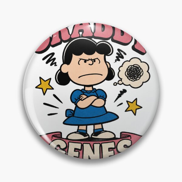 Item preview, Lucy Van Pelt Inspired Crabby Genes Design for Fans of Classic Comic Characters designed and sold by rayar1972.