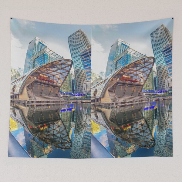Item preview, External view of the Elizabeth line Station, at Canary Wharf,  designed and sold by JohnGaffen.