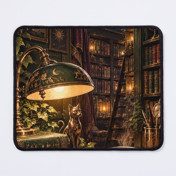 Item preview, After Hours Library – Cozy Dark Academia Reading Nook designed and sold by Mastiv.