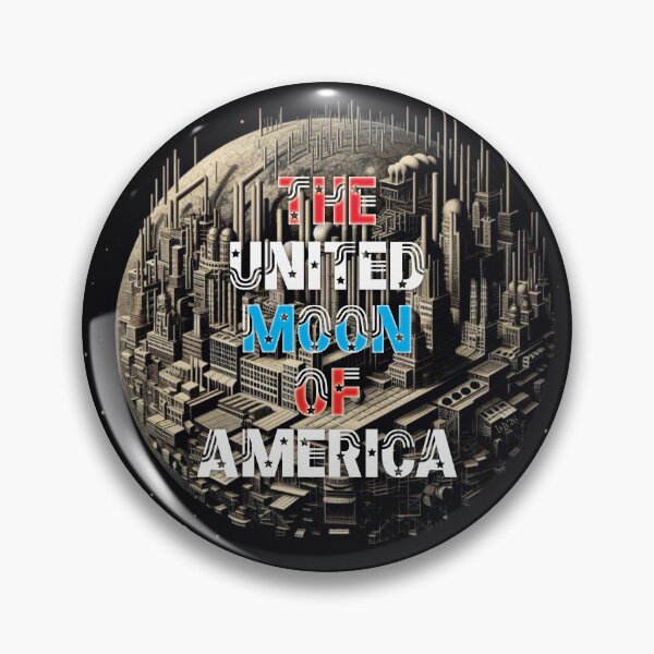 Item preview, The United Moon of America designed and sold by Rich La Bonté.