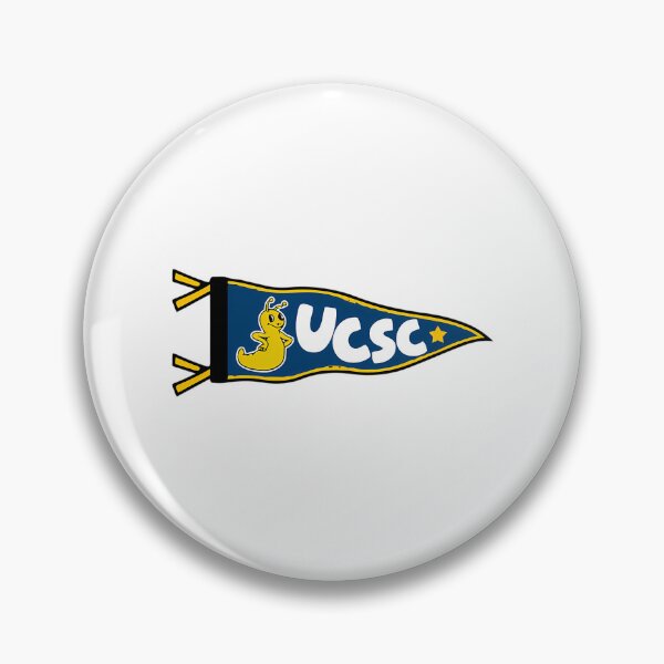 Artikelvorschau, UCSC Banana Slugs Retro University Pennant Art entworfen und verkauft von emon-idees.