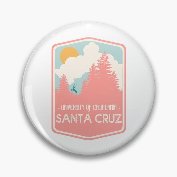 Artikelvorschau, UCSC Santa Cruz Wald mit Hirschen (Yassified) Aufkleber entworfen und verkauft von emon-idees.