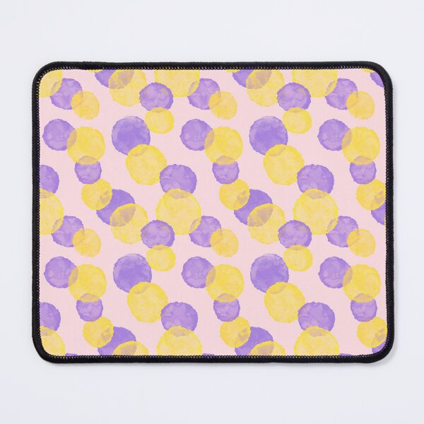 Item preview, Lavender Lemon Watercolor Circles designed and sold by uliana-arte.
