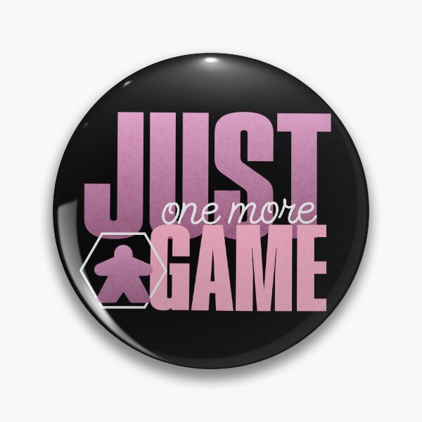 Item preview, Just One More Board Game Pink designed and sold by TackyTime.
